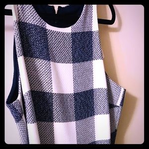 Banana Republic Gingham Tweed Dress
